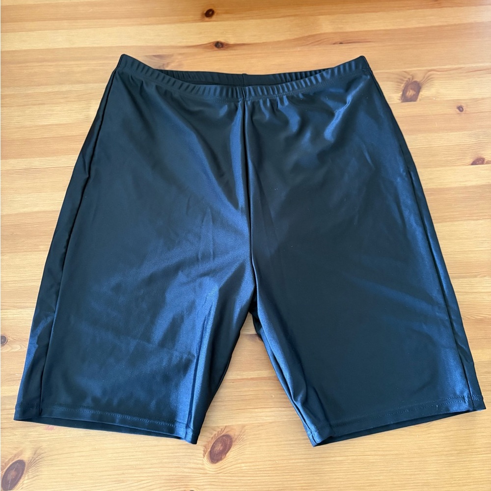 Enjoy the Sunshine Black  Bike Swim Shorts Size Medium NWT